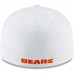 Men's Chicago Bears New Era White Alternate Logo Omaha Low Profile 59FIFTY Fitted Hat 3156566